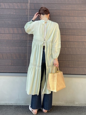 「SLURR（スラ―）のアイテム」を使った、yokoyama_yuuuさん（レディース・173cm）の春コーディネート