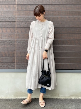 yokoyama_yuuuさん（レディース・173cm）の春コーディネート