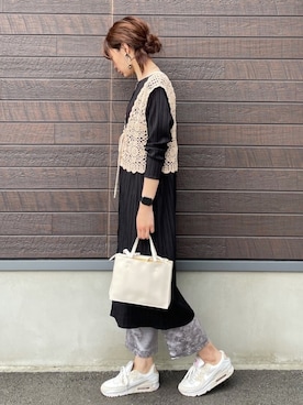 yokoyama_yuuuさん（レディース・173cm）の春コーディネート