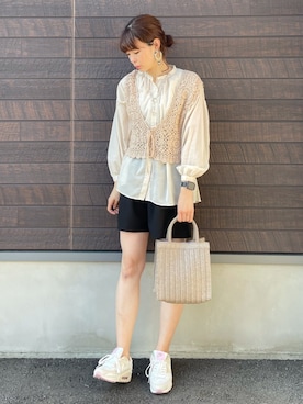 「SLURR（スラ―）のアイテム」を使った、yokoyama_yuuuさん（レディース・173cm）の春コーディネート