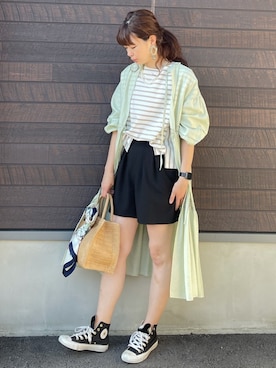 yokoyama_yuuuさん（レディース・173cm）の春コーディネート