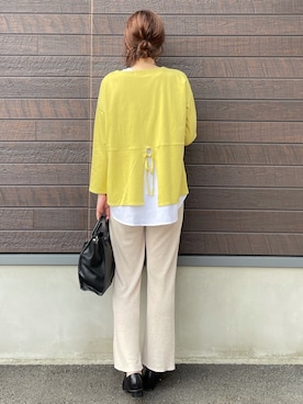 「Legato Largo（レガートラルゴ）のアイテム」を使った、yokoyama_yuuuさん（レディース・173cm）の春コーディネート