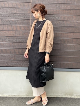 「Legato Largo（レガートラルゴ）のアイテム」を使った、yokoyama_yuuuさん（レディース・173cm）の春コーディネート