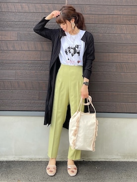 yokoyama_yuuuさん（レディース・173cm）の春コーディネート