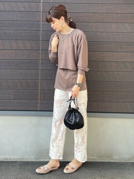 yokoyama_yuuuさん(レディース・173cm)の春コーディネート