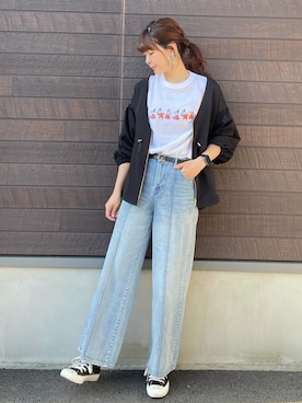 「Sugar spoon（シュガースプーン）のアイテム」を使った、yokoyama_yuuuさん（レディース・173cm）の春コーディネート