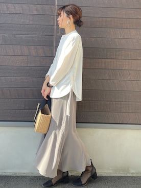 yokoyama_yuuuさん（レディース・173cm）の春コーディネート