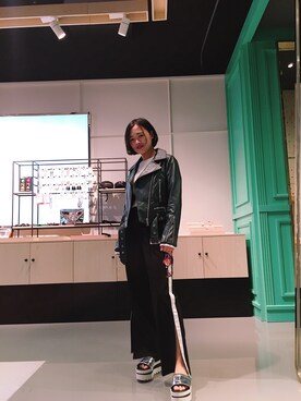 「ROCOCO（ロココ）のアイテム（ジャケット/アウター）」を使った、---马克图布---さん（レディース・158cm）の秋コーディネート