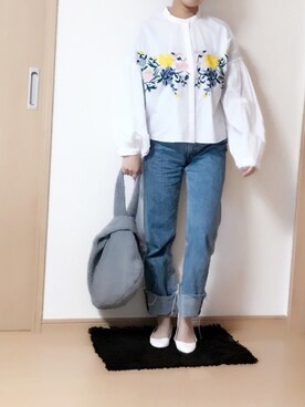 「ドラフトリーバイス」｜「アイテム（パンプス）」を使った、maikoroさん（レディース・158cm）の冬コーディネート