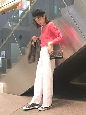 「ドラフトラグナムーン」｜中瀬古ゆきなさん（レディース・165cm）の春コーディネート