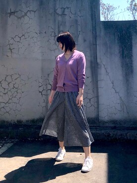 「mimi&roger（ミミアンドロジャー）のアイテム」を使った、kumikoさん（レディース・165cm）の春コーディネート