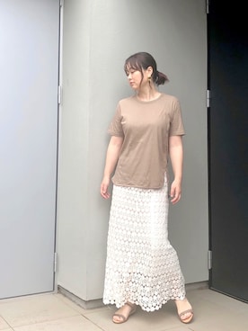「LUCAS JACK（ルーカスジャック）のアイテム」を使った、kumikoさん（レディース・165cm）の夏コーディネート