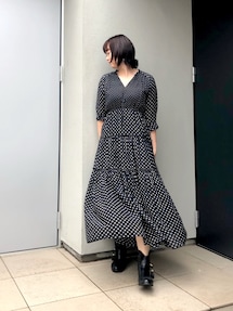 IENA（イエナ）の「【ne Quittez pas/ヌキテパ】ドットワンピース