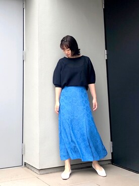 「Neutral（ニュートラル）のアイテム」を使った、kumikoさん（レディース・165cm）の夏コーディネート