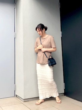 「LUCAS JACK（ルーカスジャック）のアイテム」を使った、kumikoさん（レディース・165cm）の夏コーディネート