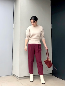 IENA - IENA  アコーディオンニット IENA(イエナ) アコーディオンニット レディース 表記無