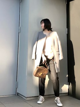 「スボーツミックス」｜「アイテム（ジャケット/アウター）」を使った、kumikoさん（レディース・165cm）の冬コーディネート