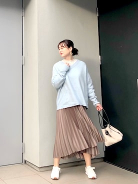 シャツ ブラウスを使った 冬コーデ のレディース人気ファッションコーディネート Wear