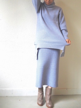「ニットアップ」｜hira_tomoさん（レディース・167cm）の冬コーディネート