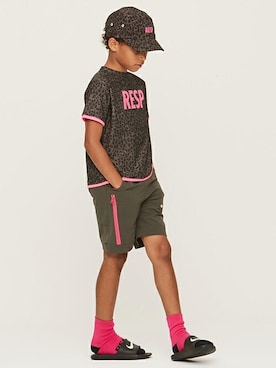 「アイテム（キャップ）」を使った、RESP_BOYさん（キッズ・131cm）の夏コーディネート