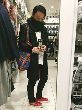 「green（グリーン）のアイテム」を使った、ニックソンさん（メンズ・167cm）の秋コーディネート