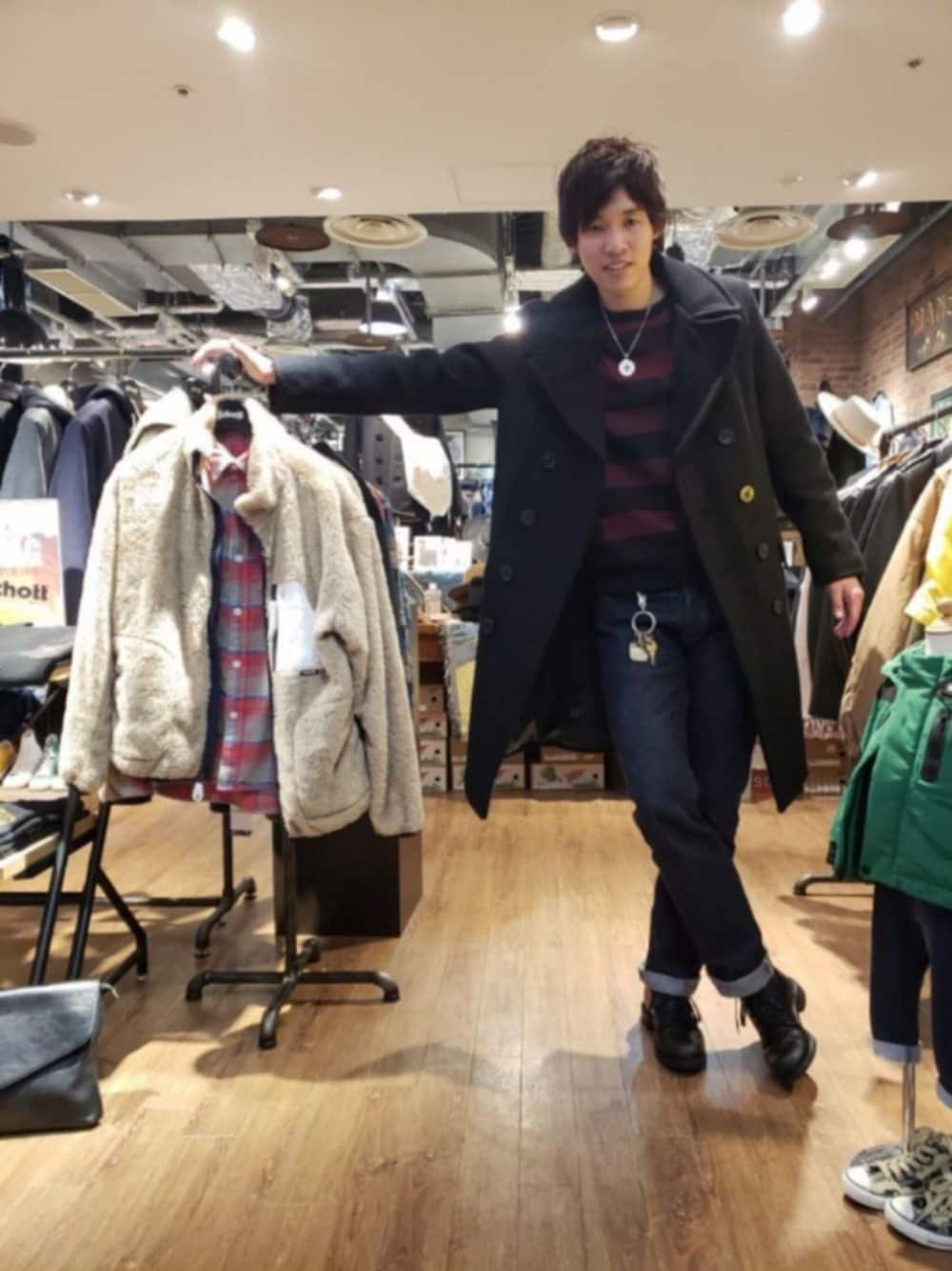 schott（ショット）の「Schott/ショット/LONG MELTON PEACOAT