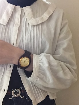 「omake（オマケ）のアイテム（トップス）」を使った、おと☪︎さん（レディース・162cm）の秋コーディネート