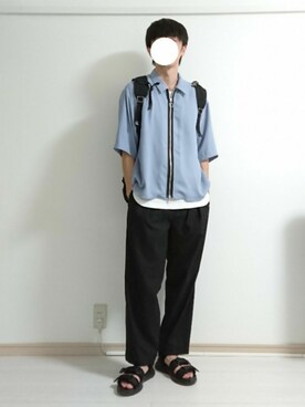 フリフリさん（メンズ・167cm）の夏コーディネート