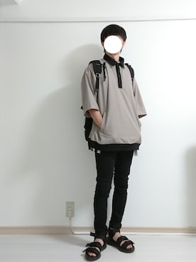 フリフリさん（メンズ・167cm）の夏コーディネート