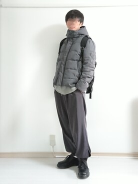 「improves（インプローブス）のアイテム（ダウンジャケット/コート）」を使った、フリフリさん（メンズ・167cm）の冬コーディネート
