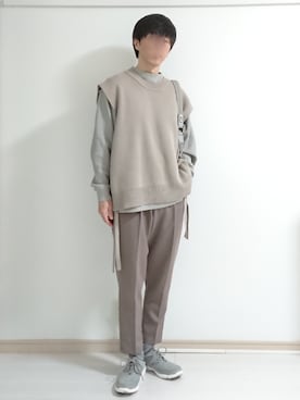 フリフリさん（メンズ・167cm）の冬コーディネート