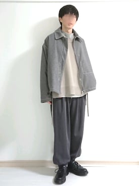 フリフリさん（メンズ・167cm）の冬コーディネート