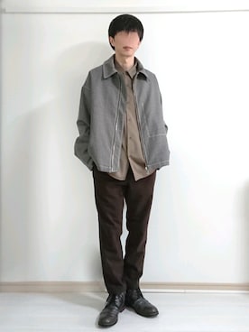 フリフリさん（メンズ・167cm）の冬コーディネート