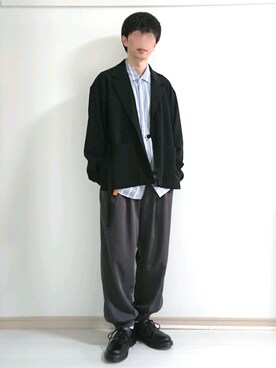「タイロッケン」｜フリフリさん（メンズ・167cm）の冬コーディネート
