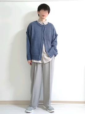 「tiptop（ティップトップ）のアイテム」を使った、フリフリさん（メンズ・167cm）の冬コーディネート