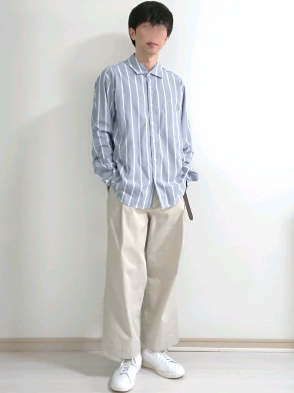 フリフリさんの「1 tuck wide pants / 1タックワイドパンツ（shiki tokyo）」を使ったコーディネート