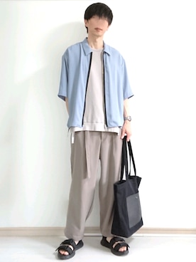 フリフリさん（メンズ・167cm）の春コーディネート