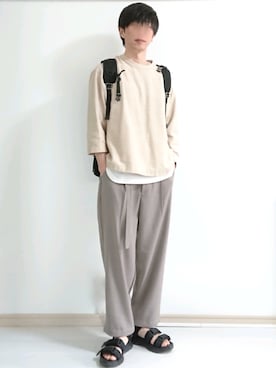 フリフリさん（メンズ・167cm）の春コーディネート