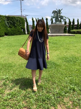 「アタバッグ」｜SAKIさん（レディース・158cm）の夏コーディネート