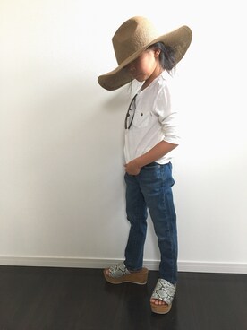 Rihoさん（キッズ・120cm）の春コーディネート