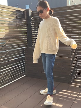 Rihoさん（キッズ・135cm）の冬コーディネート