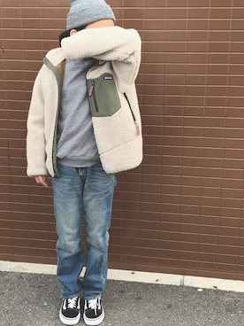 Rihoさん（キッズ・135cm）の冬コーディネート