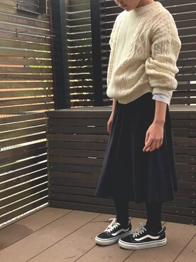 Rihoさん（キッズ・135cm）の冬コーディネート