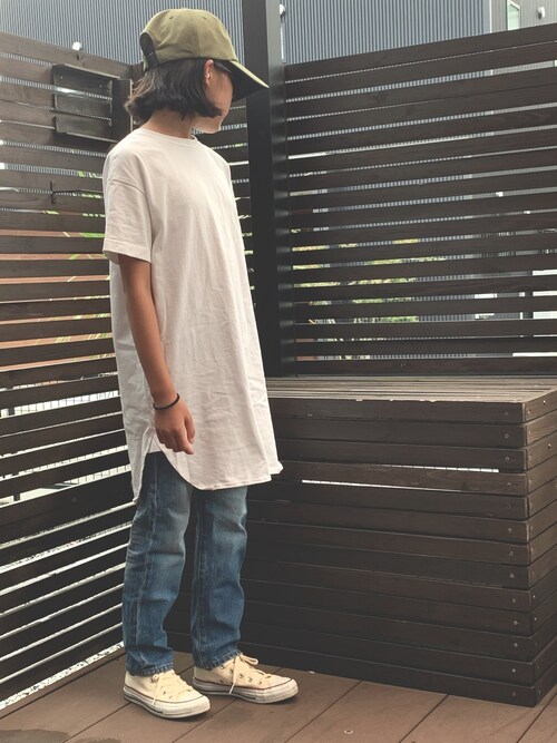 Riho The North Faceのキャップを使ったコーディネート Wear