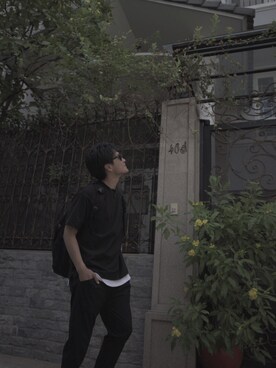 「SHIPS JET BLUE（シップスジェットブルー）のアイテム（Tシャツ/カットソー）」を使った、hs.hiroさん（メンズ・175cm）の春コーディネート