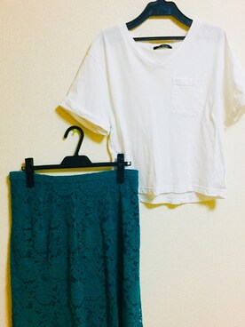 aaさん（レディース・161cm）の夏コーディネート