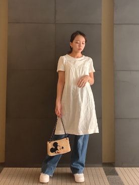 「BONbazaar（ボンバザール）のアイテム」を使った、maki20000さん（レディース・165cm）の夏コーディネート
