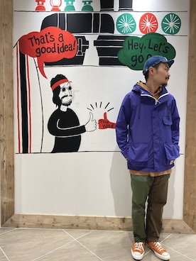 「goslowcaravan」｜vanvanmoritaさん（メンズ・177cm）の冬コーディネート