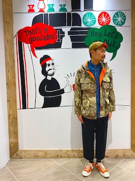 「goslowcaravan」｜vanvanmoritaさん（メンズ・177cm）の冬コーディネート