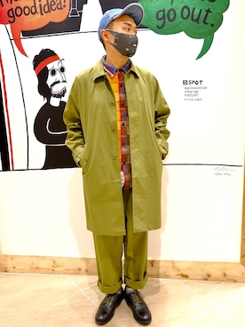 「goslowcaravan」｜vanvanmoritaさん（メンズ・177cm）の冬コーディネート
